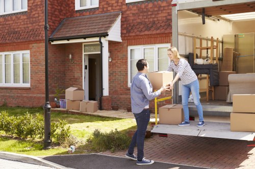 Commercial moving team planning an office relocation in Finsbury Park