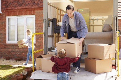Local storage access and loading arrangements in Finsbury Park