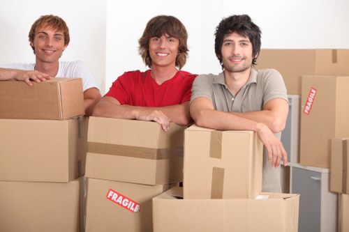 Office furniture removal near Finsbury Park for a commercial property