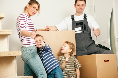 Van loading support for a flat or house move in North London