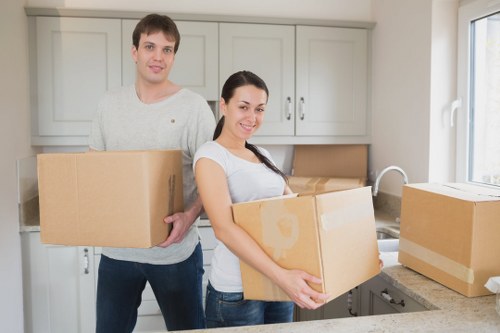 Local movers handling stairs and access in a Finsbury Park apartment building